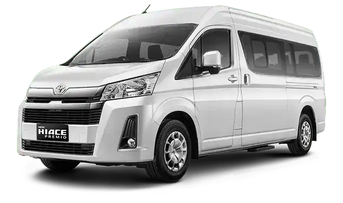 Dokumentasi unit Hiace Premio 14 Seat