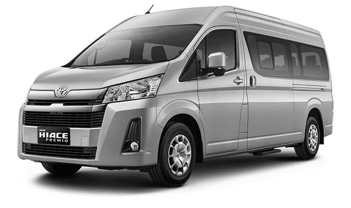 Dokumentasi unit Hiace Premio Luxury 9 Seat